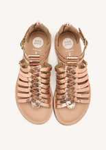 Load image into Gallery viewer, Gioseppo Onalaska leather sandals silver /rose gold