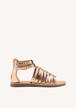 Load image into Gallery viewer, Gioseppo Onalaska leather sandals silver /rose gold