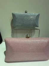 Load image into Gallery viewer, Ny fabric shimmer clutch
