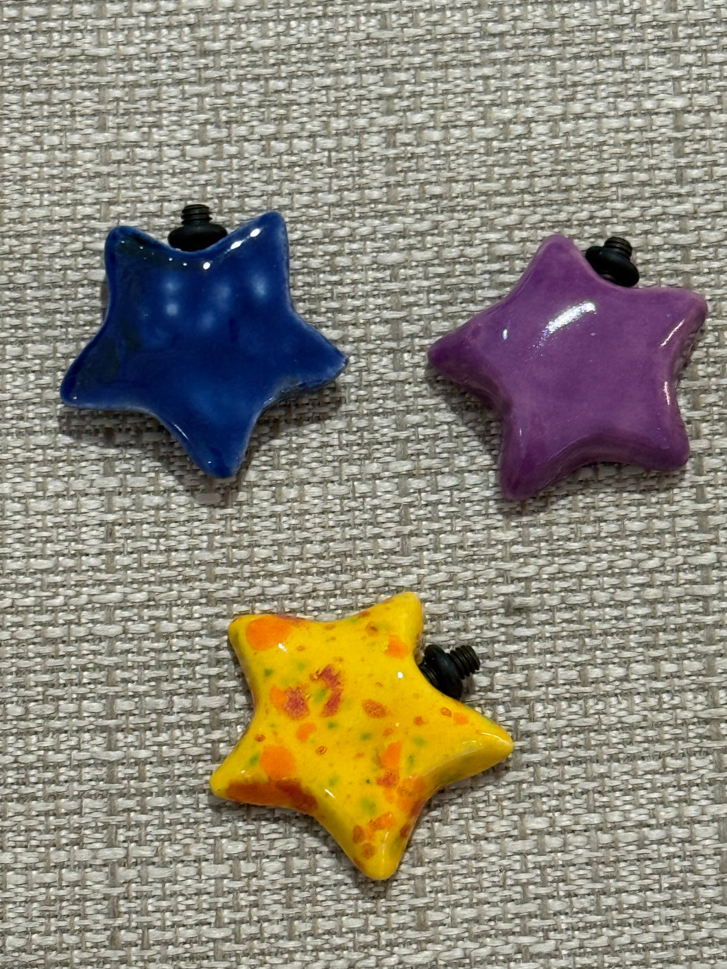 Carolina Olivares ceramic star and heart