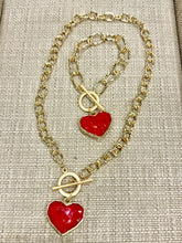 Load image into Gallery viewer, Vitra Chain Heart Bracelet
