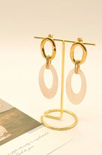 Load image into Gallery viewer, Pfs Resin droop stainless steel earings
