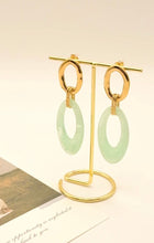 Load image into Gallery viewer, Pfs Resin droop stainless steel earings
