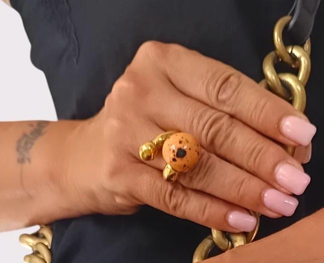 Carolina olivares Duo anillo