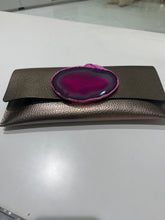 Load image into Gallery viewer, E Leather with Agatha clutch
