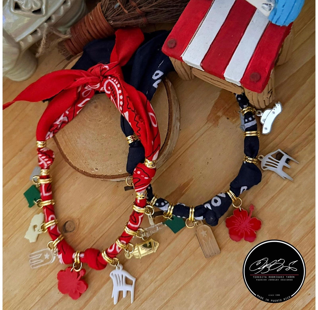 Trt Residencia bandana necklace