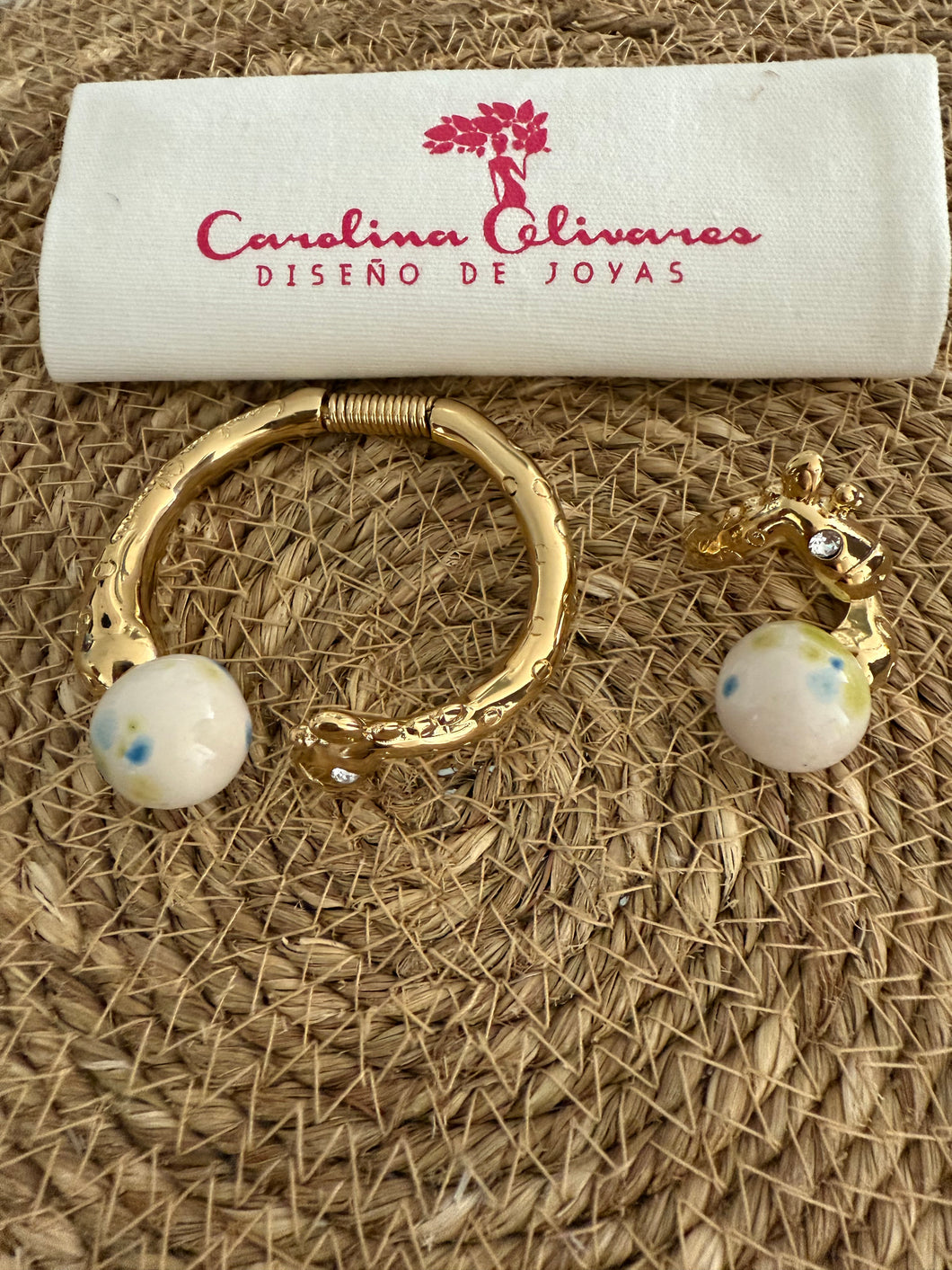 Carolina Olivares 2 pcs coleccion Girafa