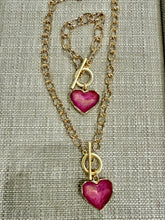 Load image into Gallery viewer, Vitra Chain Heart Bracelet
