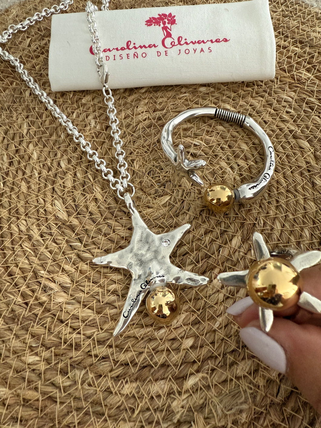 Carolina Olivares 2 pcs estrella de mar set