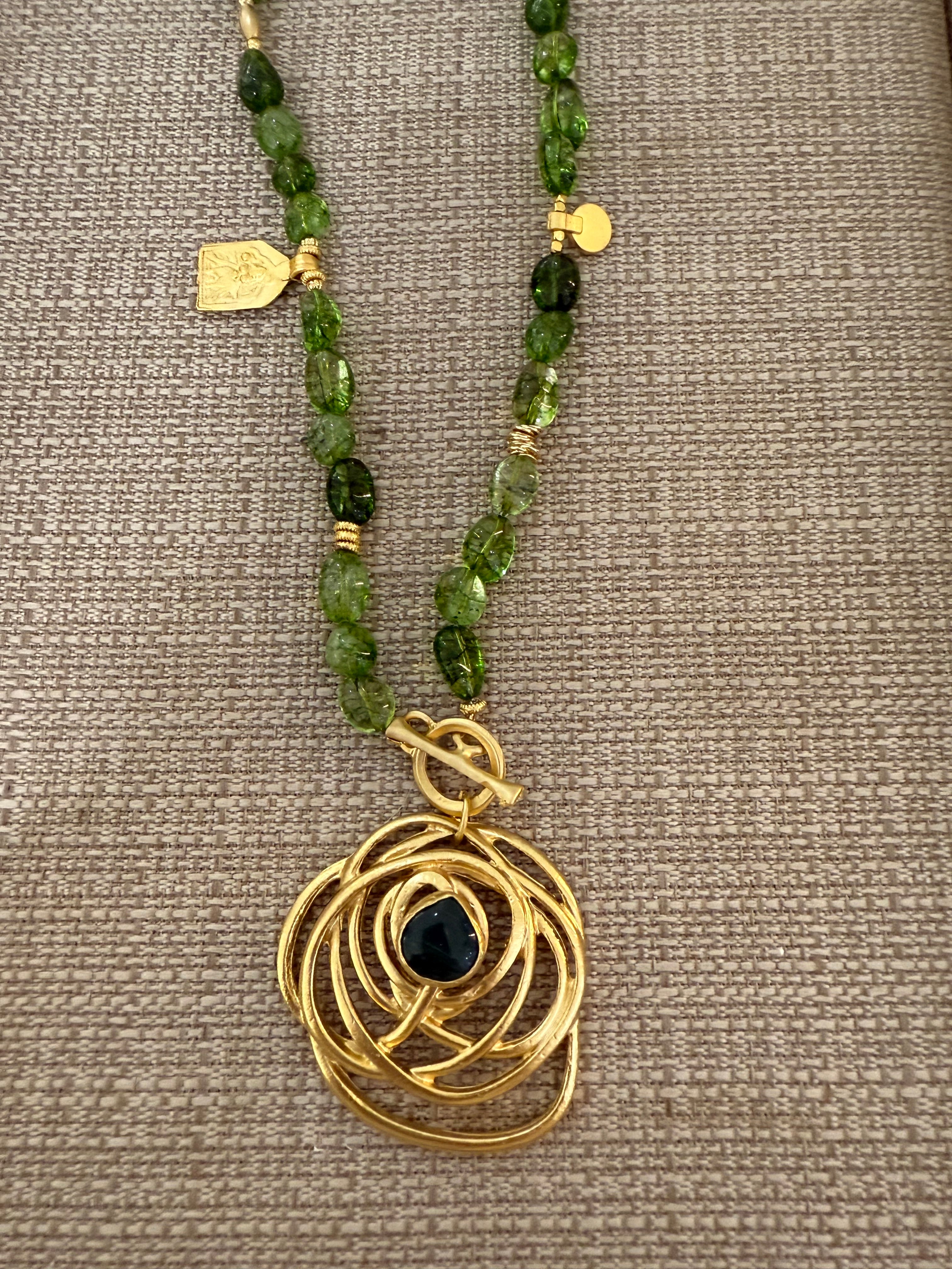 A stone necklace
