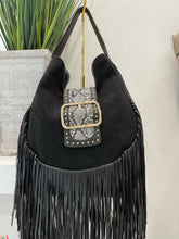 Load image into Gallery viewer, Am boho fringe suede bag
